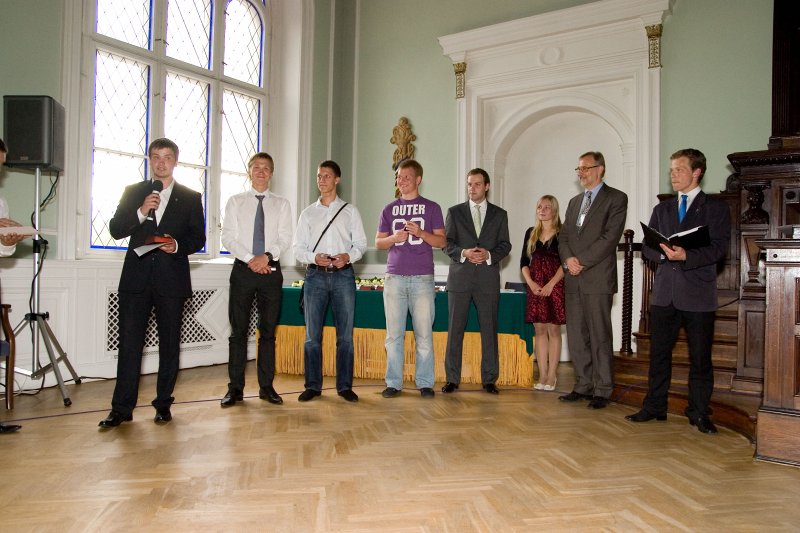 Atzinības izteikšana šī akadēmiskā gada labākajiem Latvijas Universitātes sportistiem. null