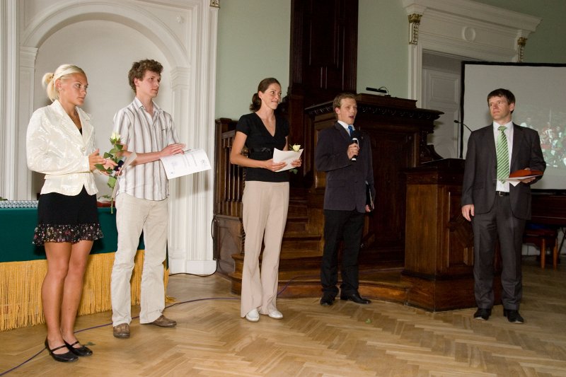 Atzinības izteikšana šī akadēmiskā gada labākajiem Latvijas Universitātes sportistiem. null