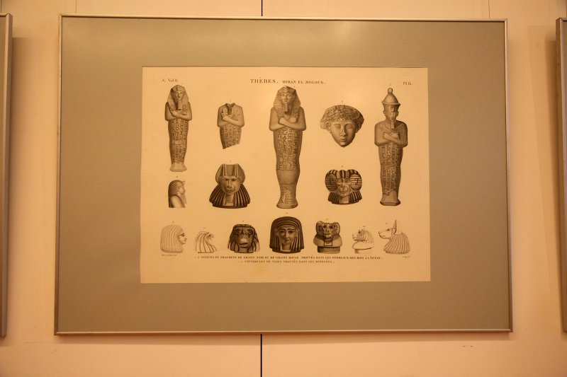 Oriģinālgravīru 'Description de l’Egypte' izstādes atklāšana LU muzejā. null