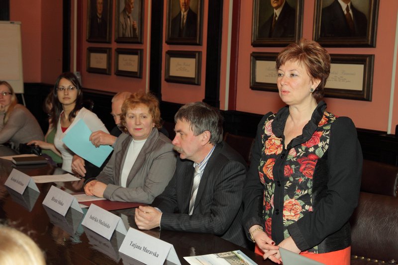 Doktorantūras skolas 'Baltijas jūras reģiona valstu integrācija ES nozīmīgākās sadarbības dimensijās' inaugurācija. Prof. Tatjana Muravska, Doktorantūras skolas Vadības padomes priekšsēdētāja.