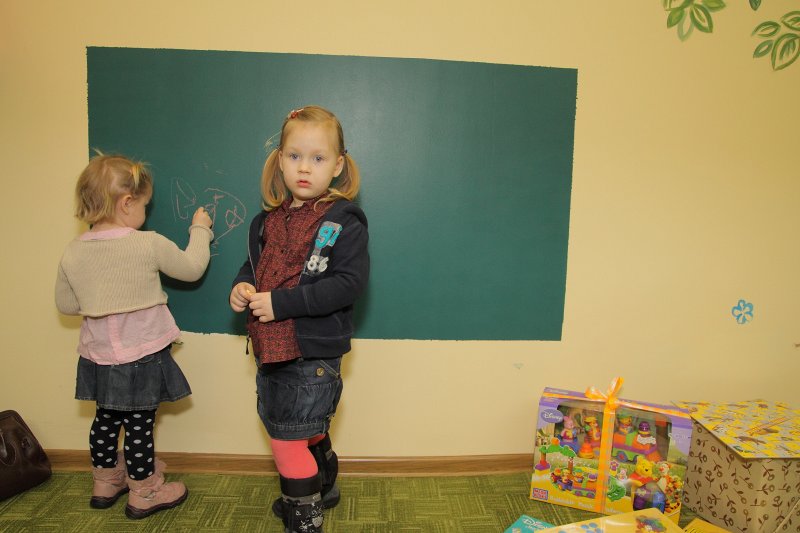 Bērnu rotaļu istabas 'Asniņš' atvēršana Latvijas Universitātes Pedagoģijas un psiholoģijas fakultātē. null