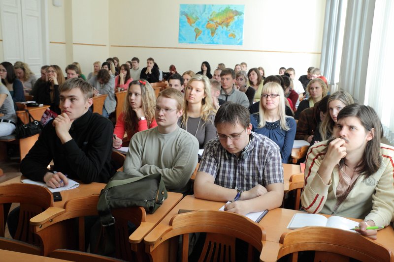 Zaļo Patruļu sezonas atklāšana Latvijas Universitātes Ģeogrāfijas un Zemes zinātņu fakultātē. null