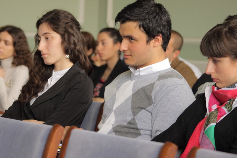 Maģistra studiju programmas 'Eiropas studijas' studentu grupas rīkotā konference 'Latvijas un Gruzijas attiecības: pagātne, tagadne un perspektīvas'. null