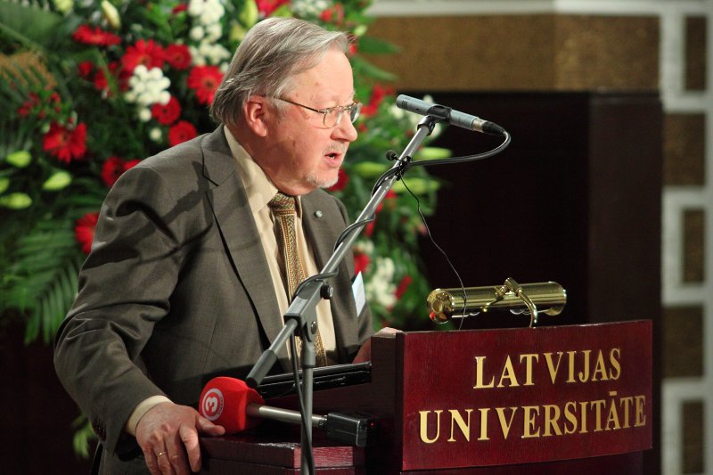 Starptautiska zinātniskā konference '1990.gada 4.maija Latvijas Neatkarības deklarācija: starptautiskie un iekšpolitiskie aspekti'. Eiropas Parlamenta deputāts Vītauts Landsberģis.