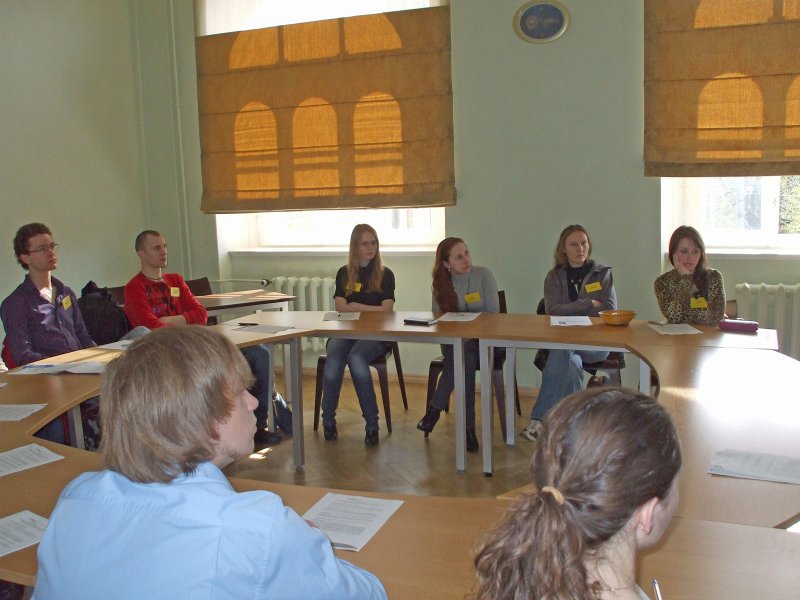 Latvijas Universitātes Karjeras centra sadarbībā ar 'Intellego' organizētais seminārs 'Mērķu sasniegšana personīgās labklājības veicināšanai'. null