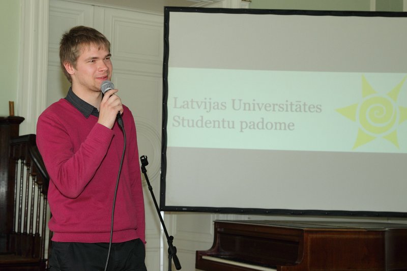 Latvijas Universitātes Studentu padomes 90 gadu jubilejai veltīta svinīgā sēde. null