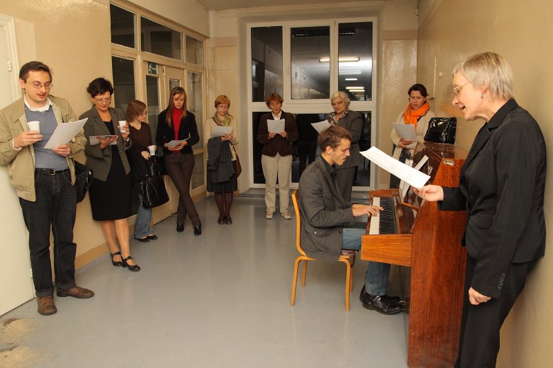 Zinātnieku nakts Latvijas Universitātes Humanitāro zinātņu fakultātē. Eksperimentāli muzikālā laboratorija.