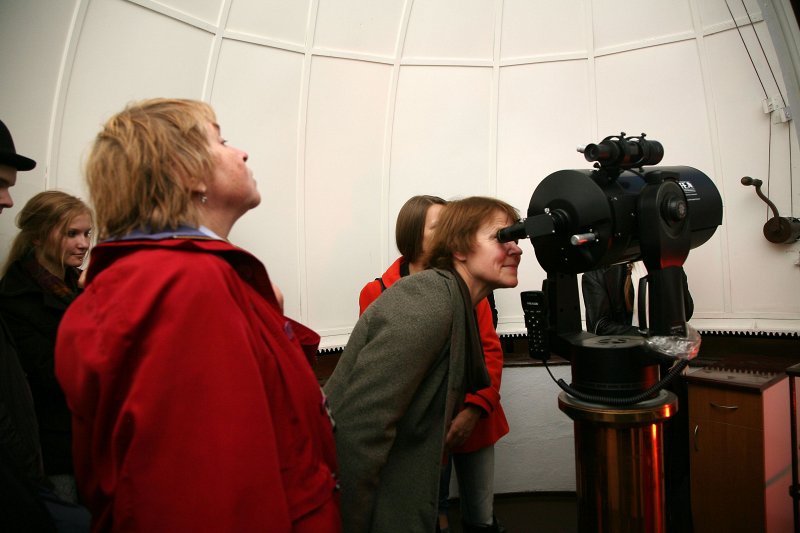 Zinātnieku nakts Latvijas Universitātes Astronomiskajā tornī. null