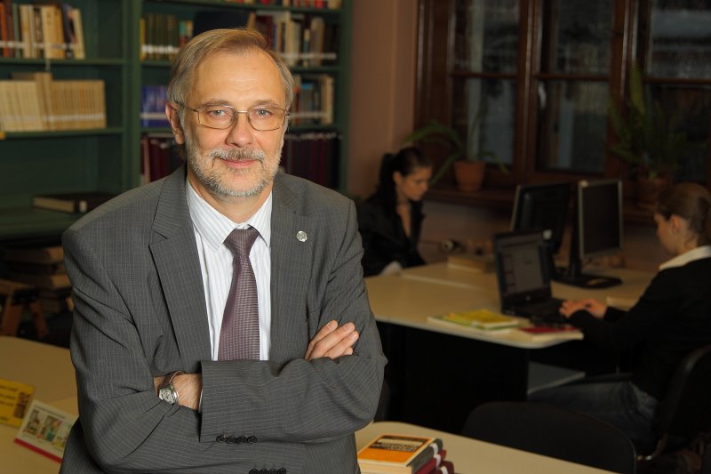 Latvijas Universitātes (LU) rektors profesors Mārcis Auziņš. null