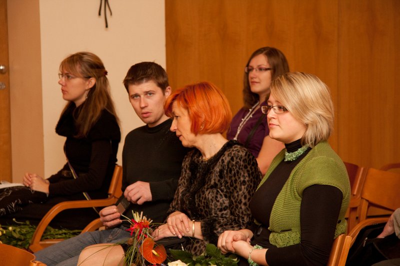 LU Fonda Armīna Rūša 2010./2011.ak. gada stipendiātu sveikšanas ceremonija (Studentu korporācijas 'Lettonia' namā). null