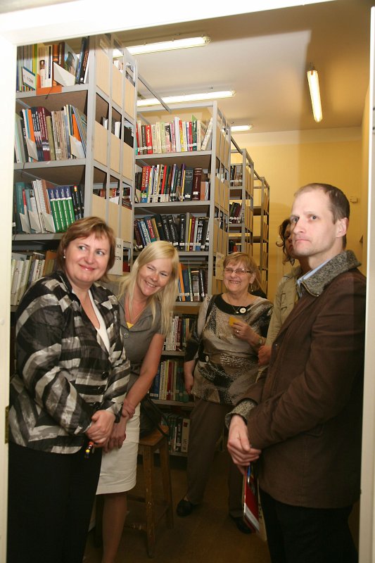 LU Bibliotēkas centrālās bibliotēkas brīvpieejas daiļliteratūras krājuma atvēršana. null