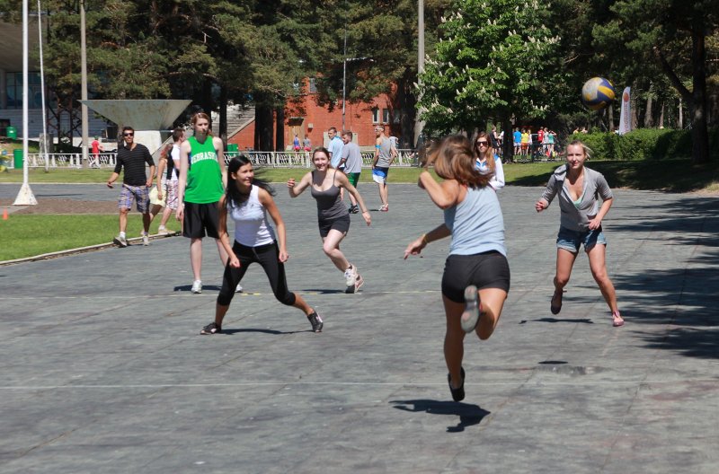 Latvijas Universitātes Studentu padomes Sporta spēles 2011 Salacgrīvā, 'Zvejnieku parkā'. null