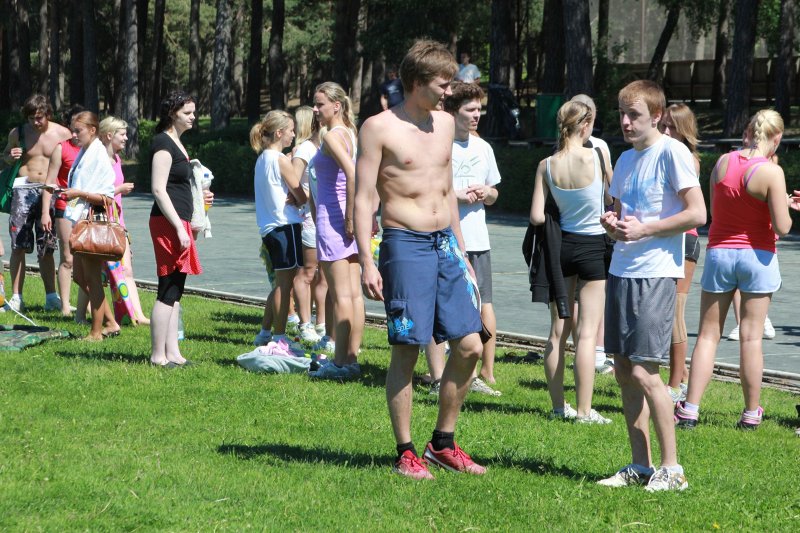 Latvijas Universitātes Studentu padomes Sporta spēles 2011 Salacgrīvā, 'Zvejnieku parkā'. null