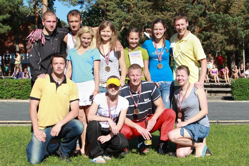 Latvijas Universitātes Studentu padomes Sporta spēles 2011 Salacgrīvā, 'Zvejnieku parkā'. null
