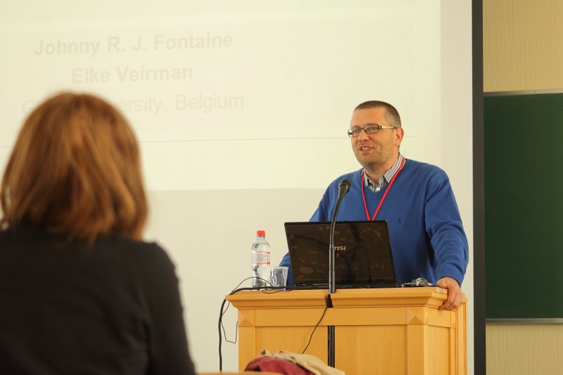 11. Eiropas psiholoģiskās novērtēšanas konference 
<br>(11th European Conference on Psychological Assessment). Johnny Fontaine, Ghent University, Belgium.