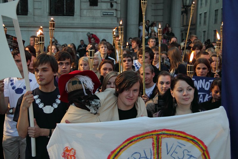 Jaunā Studenta svētki (Aristoteļa svētki) '2011 Doma Laukumā. null