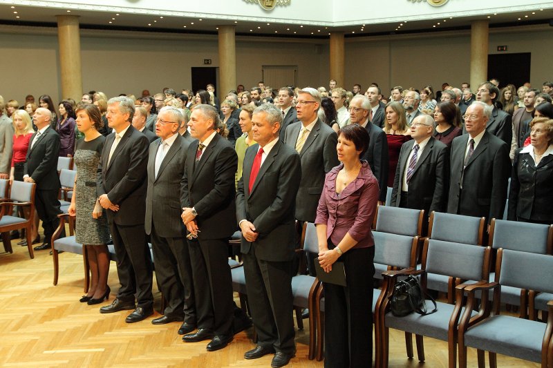 Latvijas Universitātes 92. gadadienai veltīta LU Senāta svinīgā sēde. null