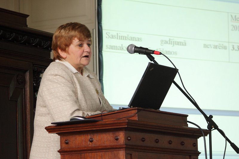 LU Senioru kluba lekcija un diskusija 'Sociālās drošības sistēmas  ilgtspēja'. Asoc. prof. Feliciana Rajevska.