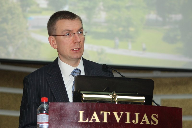 Latvijas Universitātes 70. konferences plenārsēde
'Krīzes mācības Latvijā un pasaulē'. Latvijas Republikas ārlietu ministrs Edgars Rinkēvičs.