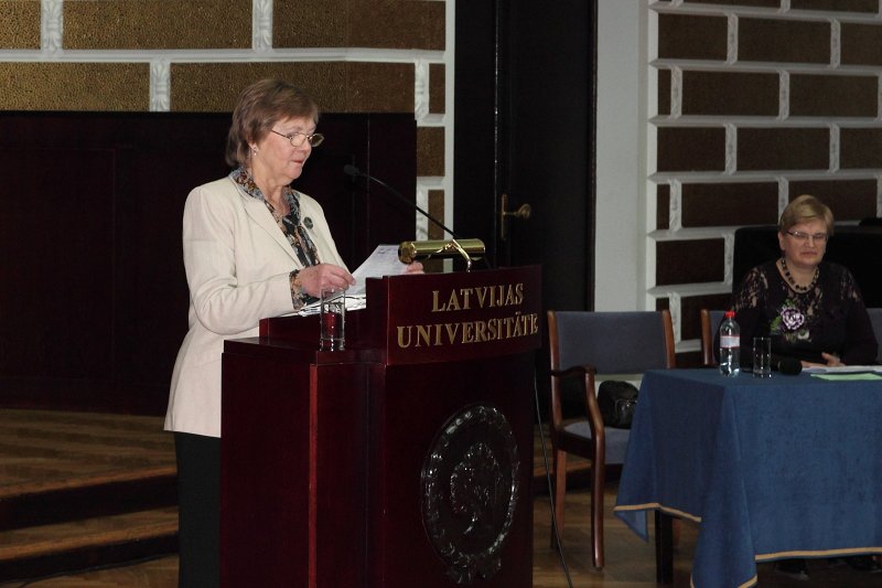 Starptautiska konference «Ģimene. Vardarbība ekrānmedijos. Likums.» ĒTL (Ētikas tilts Latvijā) valdes priekšsēdētājas Lidijas Mauriņas uzruna.