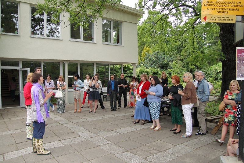'Rīgas Puķu balle 2012' Latvijas Universitātes Botāniskajā dārzā. null