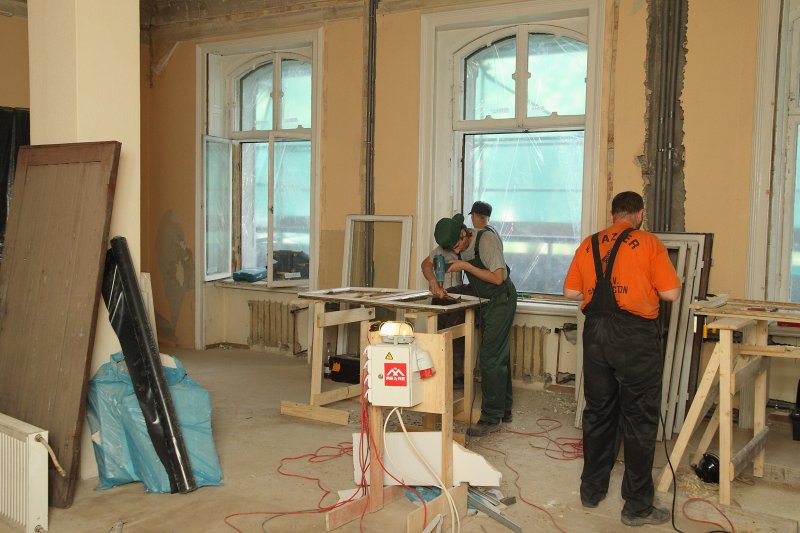Latvijas Universitātes Bibliotēkas galvenās ēkas Kalpaka bulvārī 4 rekonstrukcija. null