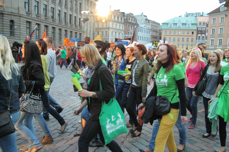 Jaunā Studenta svētki (Aristoteļa svētki) '2012 Doma Laukumā. null