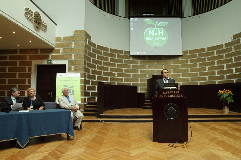 Starptautiska konference «Uzturs un veselība» («Nutrition and Health»). Prof. Ivars Kalviņš.
