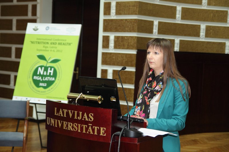 Starptautiska konference «Uzturs un veselība» («Nutrition and Health»). Ilze Straume, LR Veselības ministrija.
