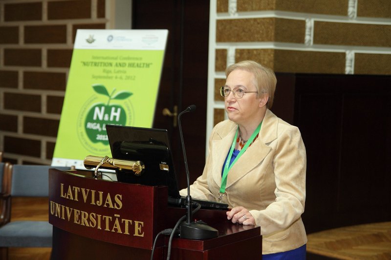 Starptautiska konference «Uzturs un veselība» («Nutrition and Health»). Dace Tirzīte, LZA.