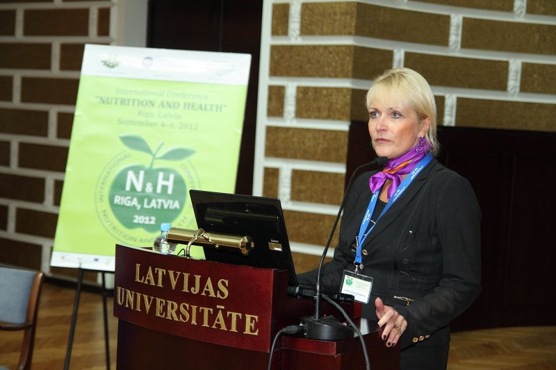 Starptautiska konference «Uzturs un veselība» («Nutrition and Health»). Lolita Neimane.