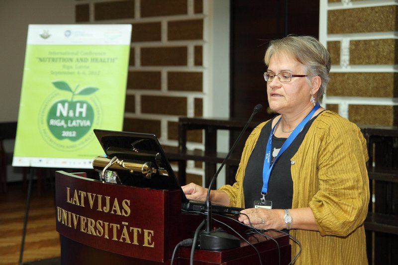 Starptautiska konference «Uzturs un veselība» («Nutrition and Health»). Prof. Elisabet Wirfällt (Zviedrija).