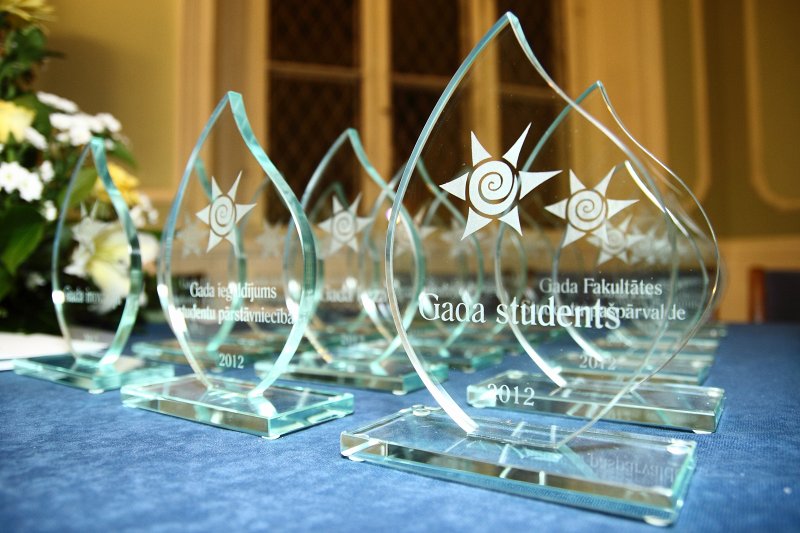 LU Studentu padomes gada balvas 2012 pasniegšanas ceremonija. null