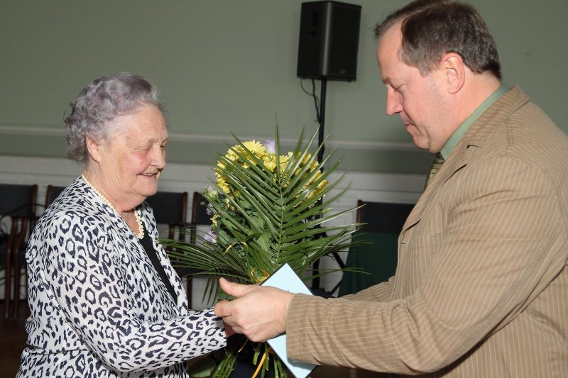 Latvijas Universitātes senioru jubileju svinības. null