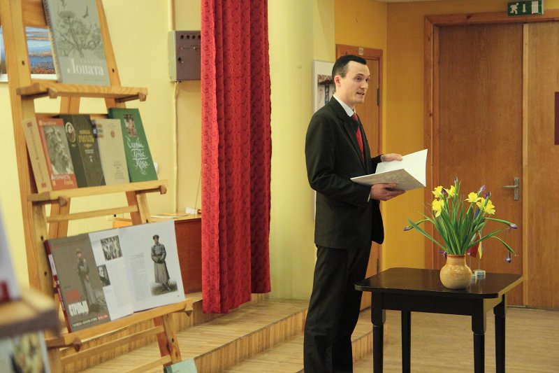 V. Vernadska Ukrainas Nacionālās bibliotēkas grāmatu dāvinājuma svinīga nodošana LU Akadēmiskajai bibliotēkai par godu Ukrainas Vienotības dienai. null