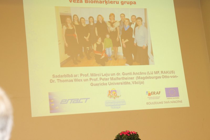 Latvijas 2012. gada zinātnes sasniegumu prezentācija un tikšanās ar autoriem Latvijas Zinātņu akadēmijas svinīgajā sēdē. null