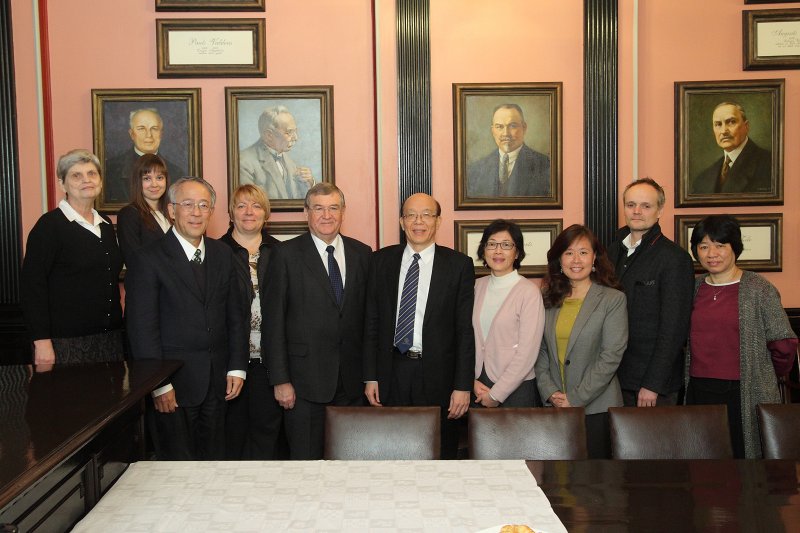 Nacionālās Taivānas Universitātes delegācijas vizīte Latvijas Universitātē. null