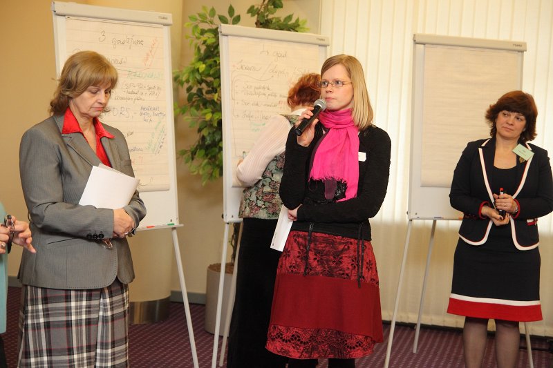 Seminārs «Bērnu un jauniešu atbalsta sistēmas izveide pašvaldībās: problēmas un risinājumi»* (viesnīcā «Radisson Blu Latvia»). Gadījumu analīzes prezentācija.
  
* ESF projekts «Atbalsta programmu izstrāde un īstenošana sociālās atstumtības riskam pakļauto jauniešu atbalsta sistēmas izveidei» (Vienošanās Nr. 2010/ 0328/ 1DP/ 1.2.2.4.1/ 10/ IPIA/ VIAA/ 002)