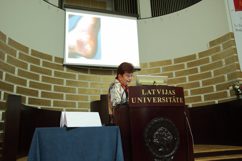 2. starptautiskā medicīnas konference «IMM-Riga 2012» un 17. Latvijas Dermatovenerologu kongress. N. Valdmane.