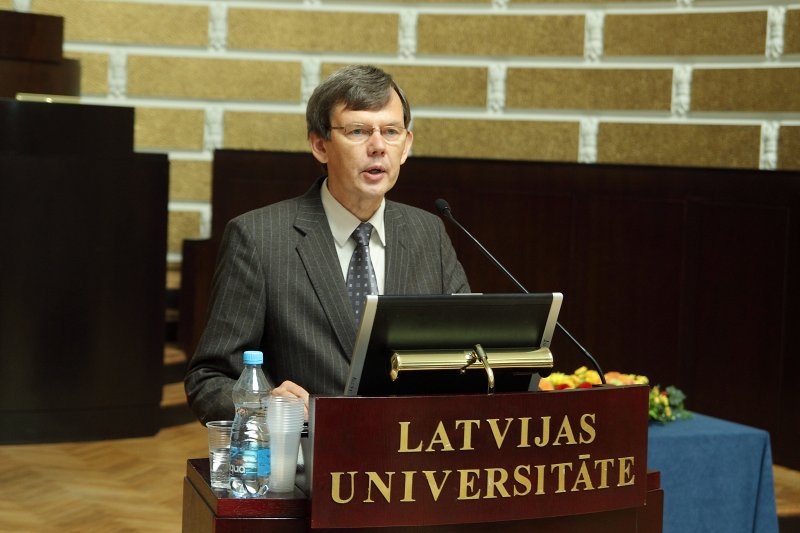 Starptautiska konference «Adaptācija klimata pārmaiņām Baltijas jūras reģionā», kas notiek Baltadapt projekta ietvaros. Prof. Māris Kļaviņš.