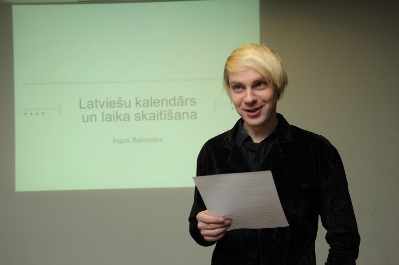 Zinātnieku nakts 2013. (LU Humanitāro zinātņu fakultātē) Ingus Barovskis.