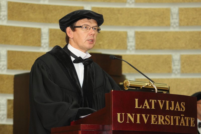 Latvijas Universitātes 94. gadadienai veltīta LU Senāta svinīgā sēde. LU Senāta priekšsēdētāja prof. Māra Kļaviņa uzruna.