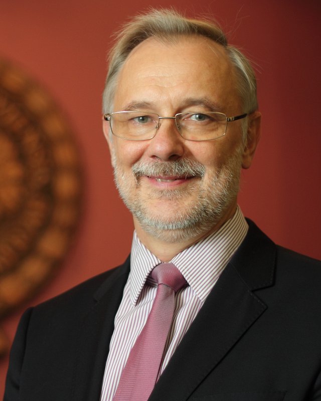 Latvijas Universitātes rektors profesors Mārcis Auziņš. null