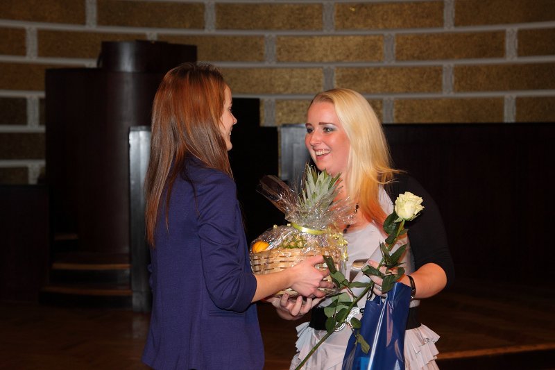 Latvijas Universitātes Studentu padomes (LU SP) Gada balvas 2013 pasniegšanas ceremonija. null