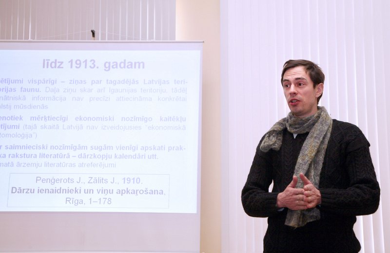 Latvijas Universitātes 72. konferences Zinātņu vēstures un muzejniecības sekcija. Arturs Stalažs.