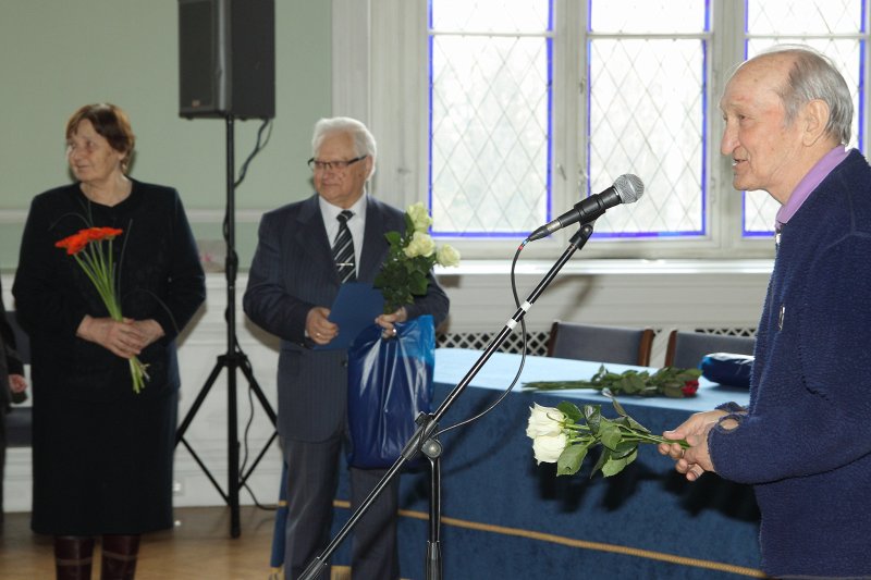 Latvijas Universitātes senioru jubileju svinības. null