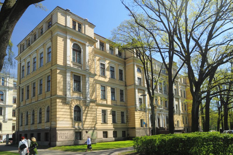 Latvijas Universitātes Bioloģijas fakultātes ēka. null
