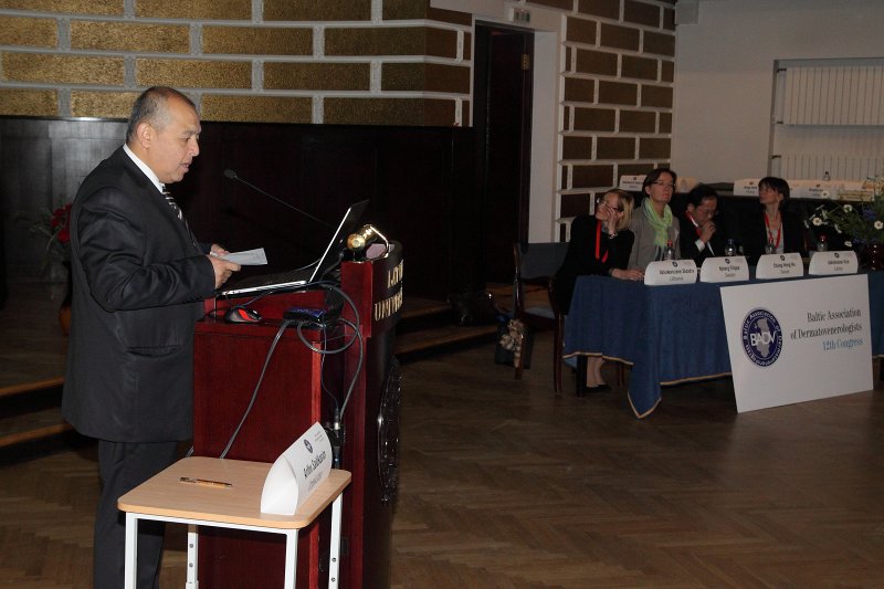 12. Baltijas Dermatovenerologu asociācijas kongress. Saidkasims Arofovs (Saidkasim Arifov) (Uzbekistāna).