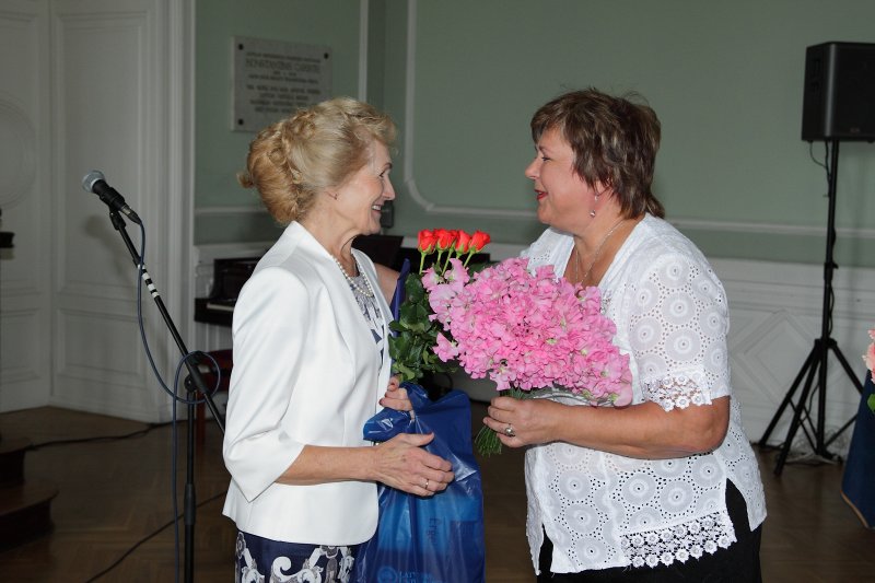 Latvijas Universitātes senioru jubileju svinības. null