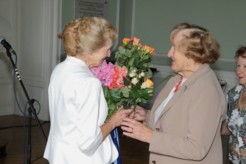 Latvijas Universitātes senioru jubileju svinības. null